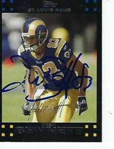 TOPPS DREW BENNETT 2007 FIRMADO #189 - ST. LOUIS RAMS - Imagen 1 de 1