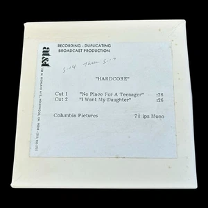 movie radio spots HARDCORE (1970s) reel to reel ads 7.5 IPS Crime Thriller - Picture 1 of 8