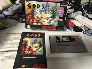 Gods (Nintendo SNES, 1992) Authentic, Tested & Working! - Picture 1 of 7