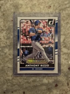 2016 Panini Donruss Press Proof Gold /99 Anthony Rizzo #87 - Picture 1 of 2