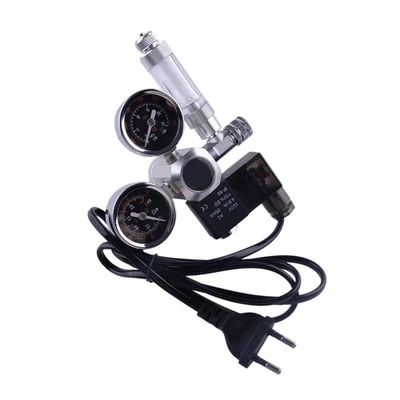 Display a doppio indicatore regolatore CO2 acquario contabolle e valvola ritegno - Image 1 of 4