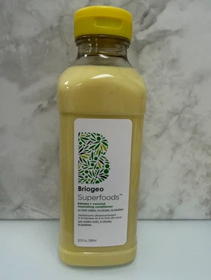 Briogeo Superfoods Banana Coconut Nourishing Conditioner FREE SHIPPING 12.5OZ - Image 1 of 2