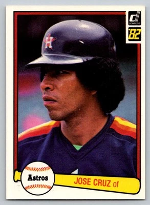 1982 Donruss #244 Jose Cruz Houston Astros - Image 1 of 2