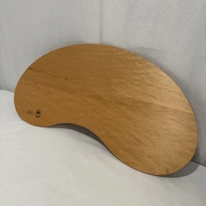 Levenger Lap Desk College Wood Kidney Shaped MCM Work From Home - Picture 1 of 11