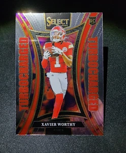 2024 Panini Select - Turbocharged Xavier Worthy #14 (RC) - Picture 1 of 2