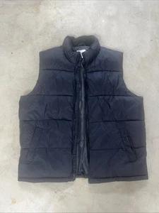 Old Navy Mens Black Puffer Vest in Xx Large 2xl - Picture 1 of 3