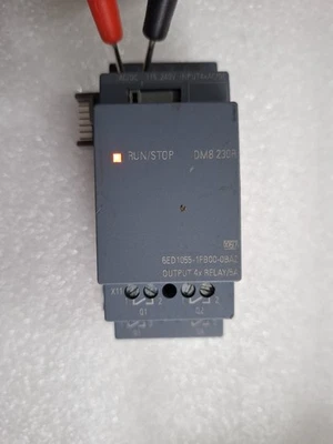 USED WORKING SIEMENS 6ED1 055-1FB00-0BA2 DM8 230R LOGO EXPANSION MODULE - Image 1 of 4