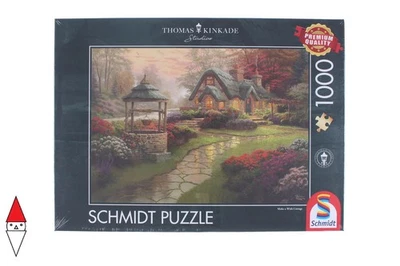 PUZZLE PAESAGGI SCHMIDT COTTAGES E CHALETS KINKADE MAKE A WISH COTTAGE 1000 PZ - Immagine 1 di 3