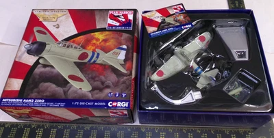 1:72 Mitsubishi A6M2 Zero Diecast by Corgi Pearl Harbor AA33109 - NEW Old Stock - Image 1 of 2