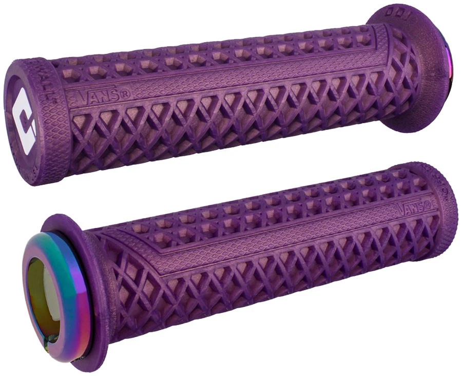 VANS Lock-On Grips - ODI Vans v2.1 Lock-On Grips - Iridescent Purple Oil Slick - - Image 1 of 1