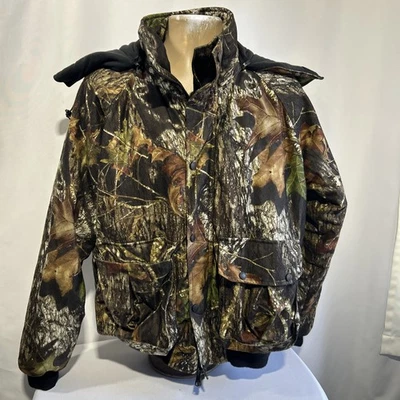 Cabela’s Jacket Mens Mossy Oak Break Up Camo Insulate Hunting Jacket Size Large  - Image 1 of 4