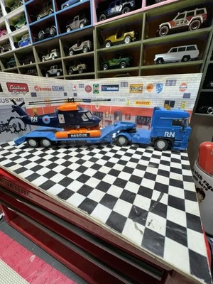 Matchbox Super Kings K-126 DAF Helicopter Transporter 1986 Made in Macau. - Image 1 of 4