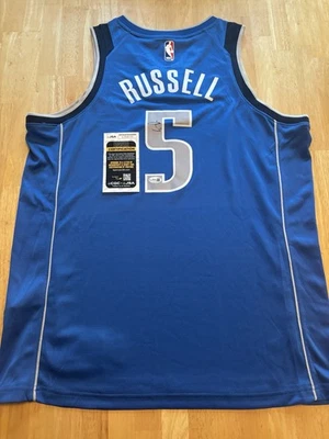 D’Angelo Russell Signed Autographed Dallas Mavericks Jersey JSA COA Certified - Image 1 of 3
