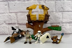 Playskool Star Wars Galactic Heroes Endir Treehouse Speeder Bike Wicket Extras - Picture 1 of 2