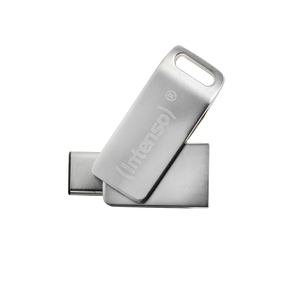 Intenso cMobile Line - Dual USB & Type C USB drive - 64GB - USB 3.1, Silver 64 G - Image 1 of 4