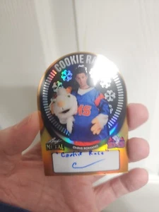 2024 Leaf Blue Mountain State - Chris Romano - Black Cookie Race DieCut Auto 1/1 - Picture 1 of 3