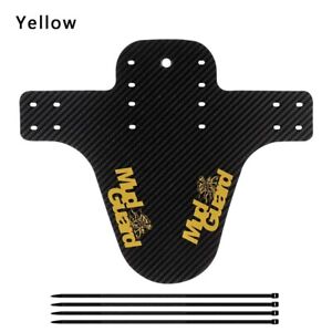 Easy Installation Carbon Fiber Bike Fenders Front and Rear Positioning