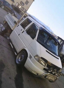 Volkswagen transporter T4 banded steel wheels, 5x112 extra load 17inch staggered - Picture 1 of 8