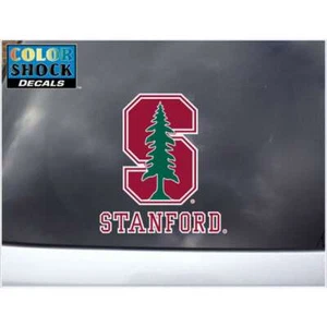 Stanford Cardinal Decal - S Logo Over Stanford - Picture 1 of 1