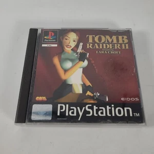 Tomb Raider II 2 Playstation PS1 Videojuego Manual PAL - Imagen 1 de 7