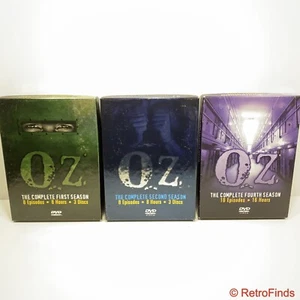 HBO OZ Seasons 1 2 & 4 DVD: 3 BOX SETS Complete Sets - Picture 1 of 3