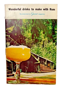 Wonderful Drinks to Make with Rum Gourmet Magazine 1960s pamphlet  Almor Liquors - Picture 1 of 2