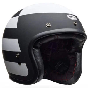 Bell Custom 500 Parlor Matte ECE 22.06 Helmet Black/White - Picture 1 of 11