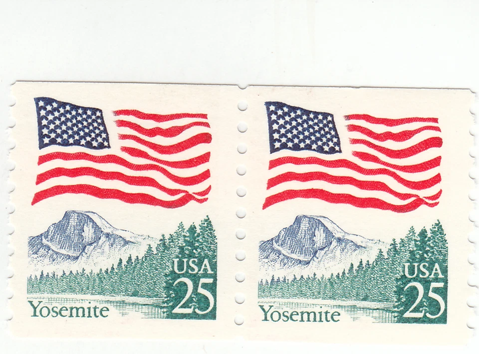 Scott #2280 - 25 cent Multicolor -   10 Vert. Coil pair - MNH - Image 1 of 1