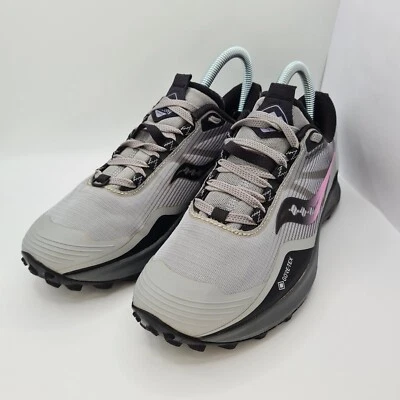 Saucony Trainers Womens Size UK 5.5 Peregrine 12 GTX Grey Waterproof Trail Run - Image 1 of 4