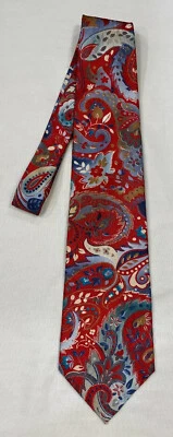 Corbata Pietro di Como Para Hombres Grande Paisley Multicolor Cuello-Hecha a Medida Foto 1 de 3