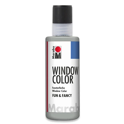 Marabu Window Color fun & fancy Fenstermalfarbe 80ml Konturen silber abziehbar - Bild 1 von 4