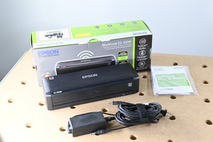 EPSON Workforce ES-300W Auto Document Feeder Wireless Duplex Scanner USB Z36