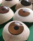 Ocular Prosthesis Eye Various Multi Colors Acrylic Assorted Size Set Of 10 Eyes