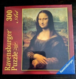New Sealed Ravensburger 300 Piece Mona Lisa Art Puzzle Leonardo DaVinci - Picture 1 of 2