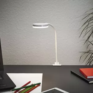 LED Schreibtischleuchte Tischlampe Klemmleuchte Klemmspot Leselicht Weiß T164 - Bild 1 von 4