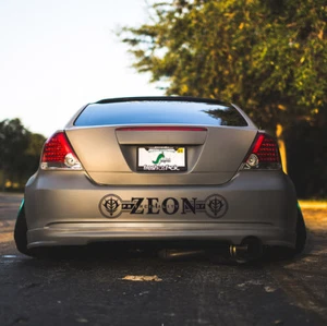 Principality Zeon Thunderbolt Axe Evil Banner Windshield Anime Vinyl Sticker - Bild 1 von 2