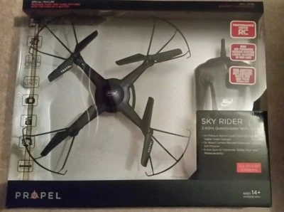 NIB PROPEL SKY RIDER  2.4Ghz QUADCOPTER w/Camera & Video ~Does Stunt Rolls* - Image 1 of 4
