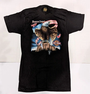 Vintage 1988 Emblema 3D Harley Davidson American Legend Eagle Ponto Único - Médio - Imagem 1 de 4