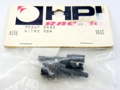 Vintage HPI A556 Nitro RS4 RTR Racer 1-2 Mini EVO Drift Front Wheel Axles NEW OS - Image 1 of 2