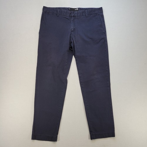 Love Moschino Pantalone Uomo 36x30 Blu Chino Slim Skinny Mid Rise Bici Club Ciclo