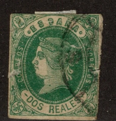 España Scott 60 Usado - Fallos - CV 12,50$ Foto 1 de 2