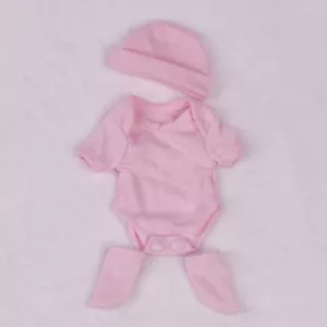 4in1 Reborn Baby Romper Clothes Set Outfit For 10" Reborn Baby Doll Accessories - Picture 1 of 3