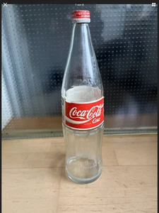 Flasche Glas Coca-Cola 1 Liter 1994, Sehr Alt, Vintage, Sammler - Bild 1 von 6