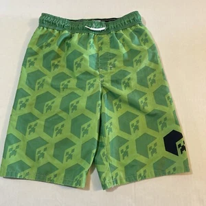 Minecraft Swim Bathing Shorts for Boys UPF 50 LARGE NWT - Picture 1 of 3