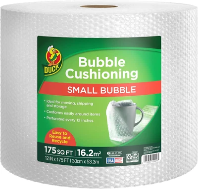 Small Bubble Cushioning Wrap for Moving & Shipping - 175ft Bubble Packing Wrap - Image 1 of 4