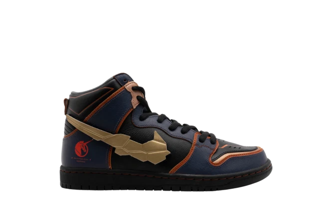 GundamUnicorn × Nike SB Dunk High 23.5cm Gundam Unicorn × Nike SB Dunk High RX-0 PRO QS UNICORN / Banshee