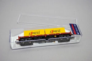 Electrotren Containerwagen Post Express / Neuwertig   / OVP    ( D 394 ) - Bild 1 von 7