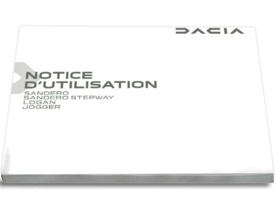 Dacia Sandero Logan Jogger Französisches Serviceheft - Bild 1 von 4