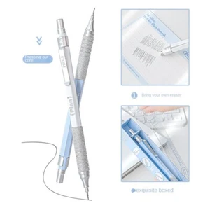 0.5/0.7mm Automatic Pencils Metal Exam Pen New Low Center of Gravity Pencil - Picture 1 of 16