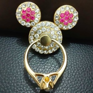 Diamonds Mouse Holder Mobile Phone Finger Ring Universal Crystal Christmas Gift